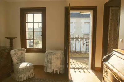 Coin salon dans l'établissement Clos Lussault