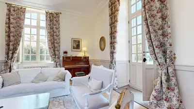 Coin salon dans l'établissement La Templerie - Chambres d'hôtes