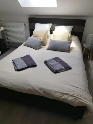 Un ou plusieurs lits dans un hébergement de l'établissement Chambre chez particulier proche du circuit 3