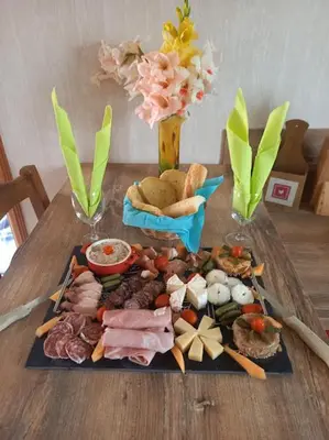 Nourriture dans la maison d'hôtes ou à proximité