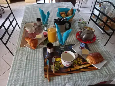 Nourriture dans la maison d'hôtes ou à proximité