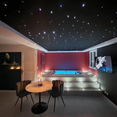 Plan de l'établissement Suite cristal LovingSpa avec jacuzzi privatif