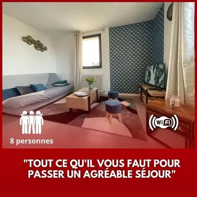 Grand appartement en vallée de la loire