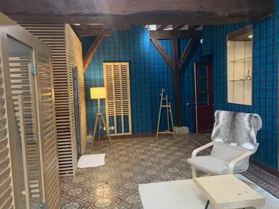 Coin salon dans l'établissement Château de Noizay