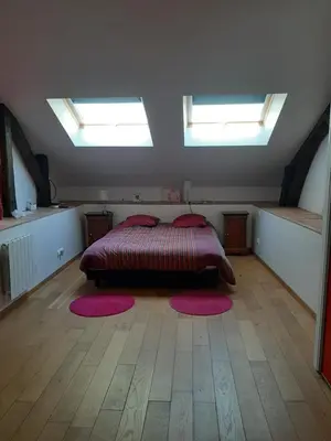 Un ou plusieurs lits dans un hébergement de l'établissement MANOIR AU CALME 10 KM DU MANS