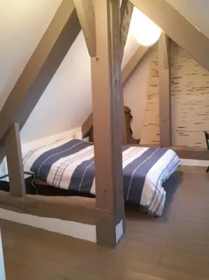 Un ou plusieurs lits dans un hébergement de l'établissement Gîte 16 personnes(Zoo La Flèche, 24h du Mans)