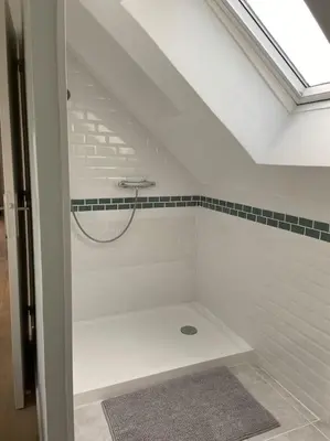 Salle de bains dans l'établissement Appartement à l'étage de notre maison