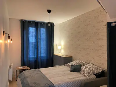 Un ou plusieurs lits dans un hébergement de l'établissement Les Beaux Jours, Tours, le Duplex