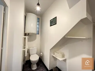 Salle de bains dans l'établissement Yellow Studio - Arrivée Autonome