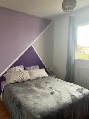 Un ou plusieurs lits dans un hébergement de l'établissement Maison familiale, quartier calme