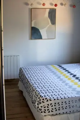 Un ou plusieurs lits dans un hébergement de l'établissement La maisonnette de Joséphine