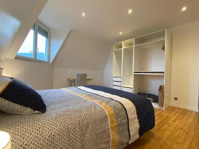 Un ou plusieurs lits dans un hébergement de l'établissement Le Loge'Mans