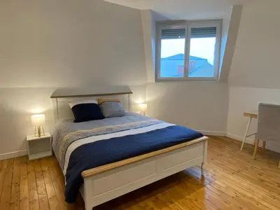 Un ou plusieurs lits dans un hébergement de l'établissement Le Loge'Mans