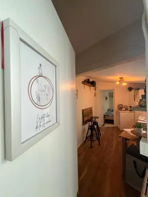 Cuisine ou kitchenette dans l'établissement Le petit abri de la Garenne - Séjour cosy à Blois