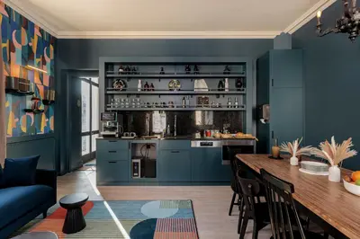 Cuisine ou kitchenette dans l'établissement Corneille - Entrée autonome, réception en ligne - Encore Mieux