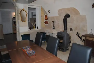 Coin salon dans l'établissement Le Clos de la Marquise