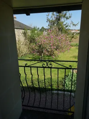 Balcon ou terrasse dans l'établissement la Ferme du Grand Bois