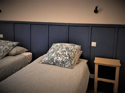 Un ou plusieurs lits dans un hébergement de l'établissement Loire Valley village centre apartment chezANIA