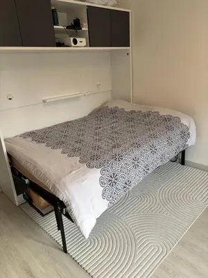 Un ou plusieurs lits dans un hébergement de l'établissement Maison à 2km du circuit des 24h