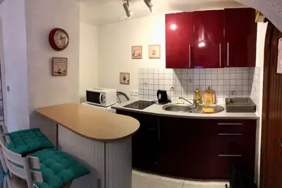 Cuisine ou kitchenette dans l'établissement Appart T1 Préfecture et Centre