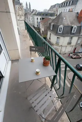 Balcon ou terrasse dans l'établissement Appartement LE JULES FAVRE