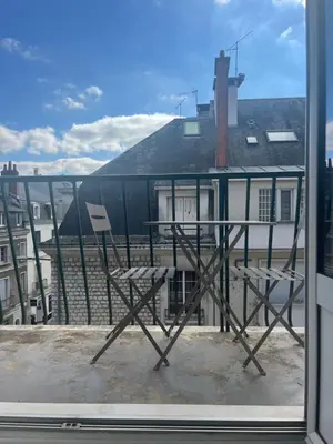 Balcon ou terrasse dans l'établissement Appartement LE JULES FAVRE