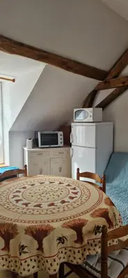 Cuisine ou kitchenette dans l'établissement Gîte de groupe du Château de la Mézière