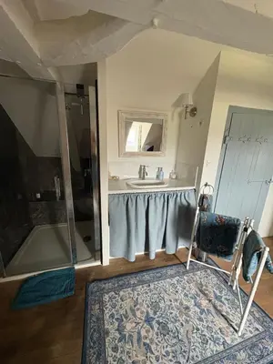 Cuisine ou kitchenette dans l'établissement Maison du 7