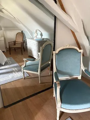 Coin salon dans l'établissement Maison du 7