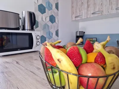 Cuisine ou kitchenette dans l'établissement Havre de Paix - Maisonnette Charmante avec Extérieur Privé