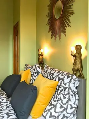 Un ou plusieurs lits dans un hébergement de l'établissement Bon Blois, cosy et charmant face à la Loire
