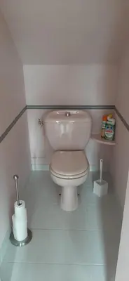 Salle de bains dans l'établissement Emmalou