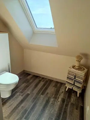 Salle de bains dans l'établissement Chambre d hôte Beaumont pied de bœuf
