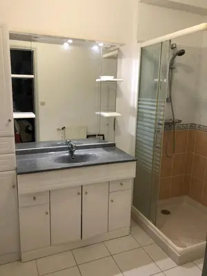 Salle de bains dans l'établissement 3 Chambres chez particulier pour les 24h du Mans