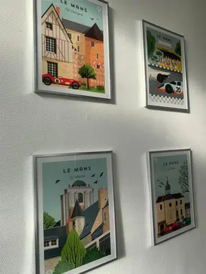 Plan de l'établissement Anne et Stan - Chambres avec petit dejeuner - proche centre ville et circuit