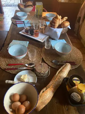 Nourriture dans la maison de vacances ou à proximité