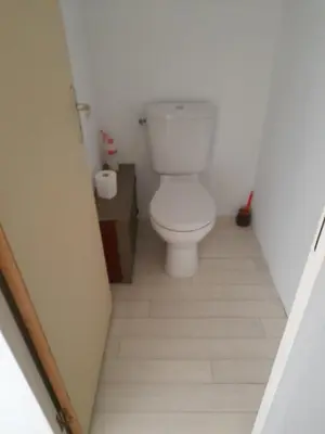 Salle de bains dans l'établissement Jeannot