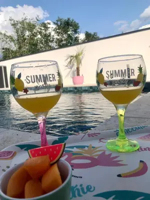 Boissons dans l'établissement Maison contemporaine en plein cœur de la Touraine