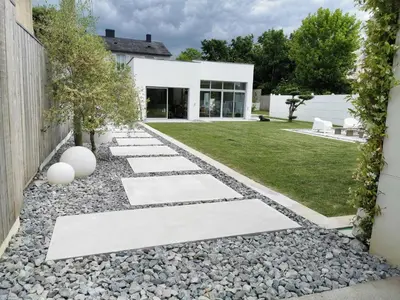 Jardin de l'établissement Maison de particulier