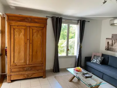 Coin salon dans l'établissement Studio à la campagne