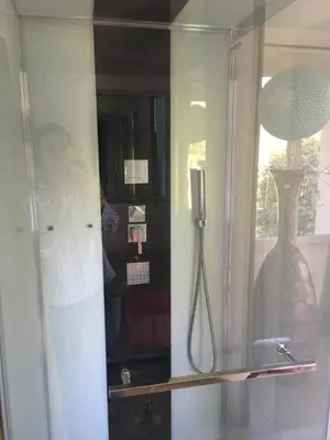 Salle de bains dans l'établissement Studio à la campagne