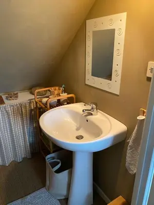Salle de bains dans l'établissement Maison de Campagne Le Pâtis aux Chevaux proche circuit 24H et Le Mans