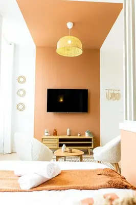 Télévision ou salle de divertissement dans l'établissement Le Terracotta - Superbe appartement - Hyper centre