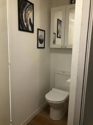 Salle de bains dans l'établissement L'appart des Halles Tours centre