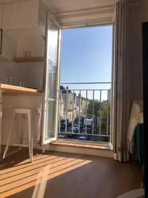 Balcon ou terrasse dans l'établissement L'appart des Halles Tours centre