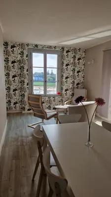 Coin salon dans l'établissement Vaste appartement LE FAMILY avec vue sur la Vienne