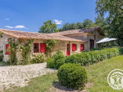 Jardin de l'établissement Maison charmante près de Montreuil Bellay avec Wifi et Animaux admis - FR-1-622-53