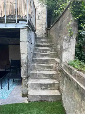 Plan de l'établissement Le Badebec, Appt dans maison typique avec jardin privé