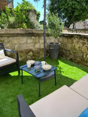 Jardin de l'établissement Le Badebec, Appt dans maison typique avec jardin privé