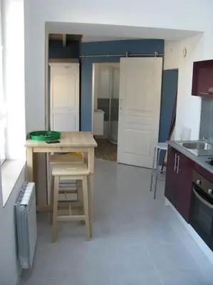 Cuisine ou kitchenette dans l'établissement maisonette cosy Blois